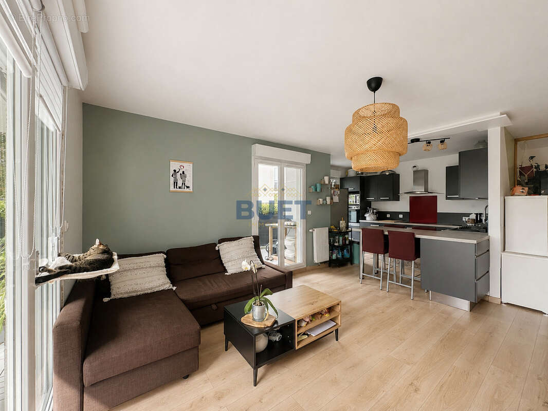 T3 quetigny - terrasse de 35 m2 - photo 2