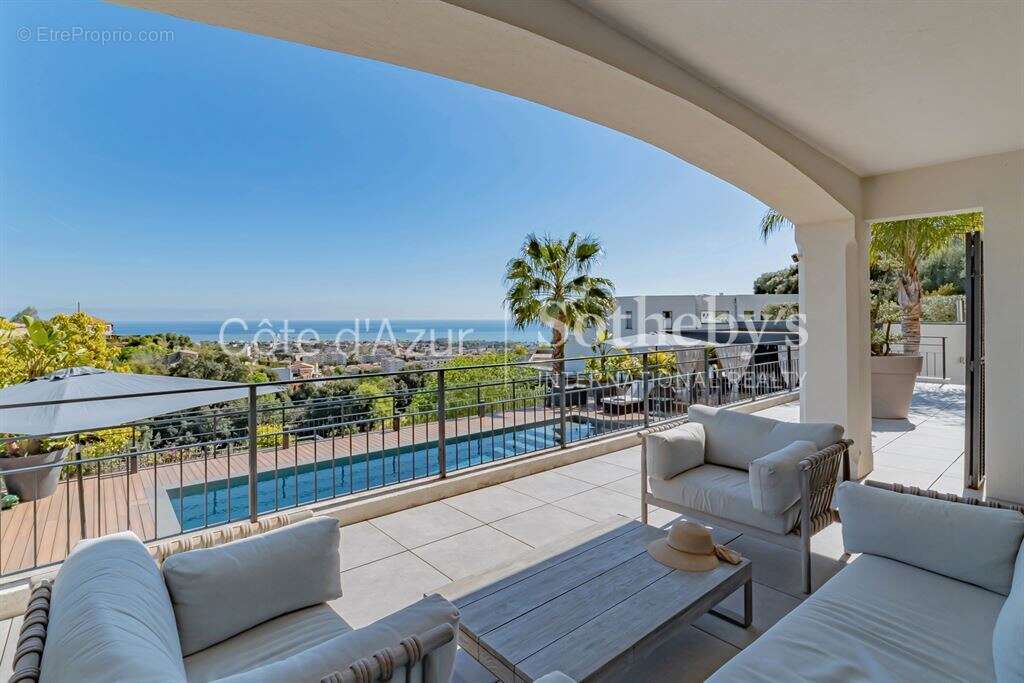 Cagnes-sur-Mer, villa vue mer au sein d'un domaine privé, piscine, proche Nice aéroport - photo 5