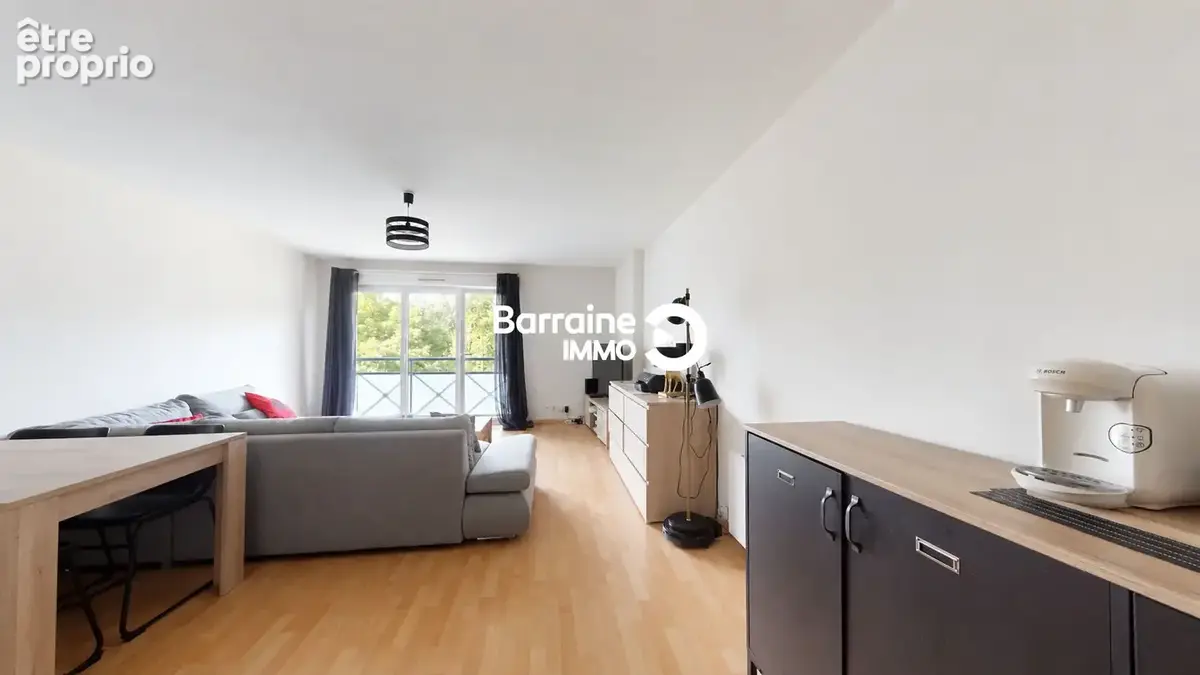 Lorient kerfichant - appartement t2 de 53m² bien expose avec vue sur parc - photo 8