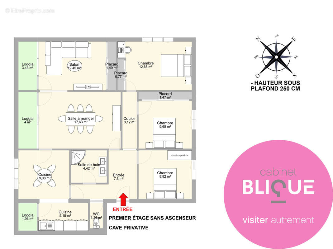 Appartement à VANDOEUVRE-LES-NANCY