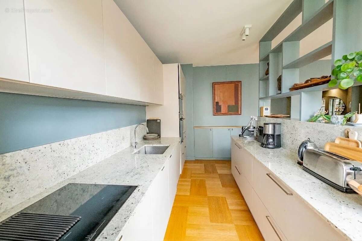 Cœur de Passy, bel appartement rénové, au calme, très lumineux,  jolie vue dégagée, ambiance village - photo 8