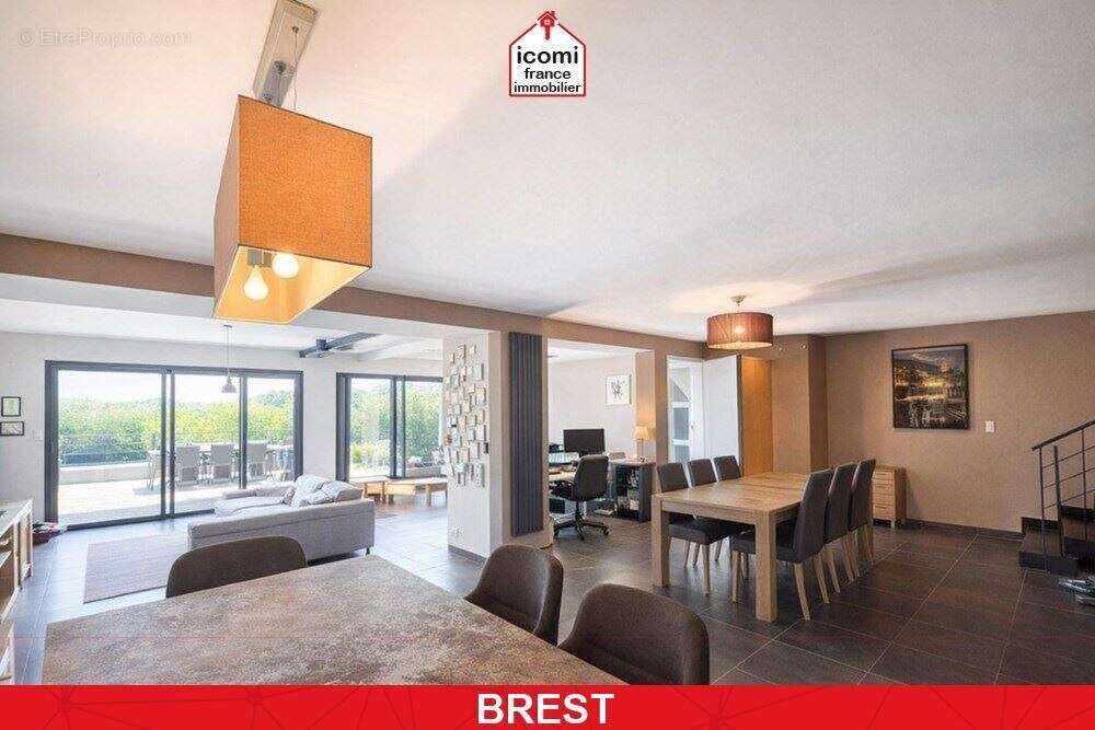 Finistere - brest (29200) - a vendre - maison de 150 m² avec extension contemporaine - espace de vie +60 m² - 3/4 chambres - jar - photo 5