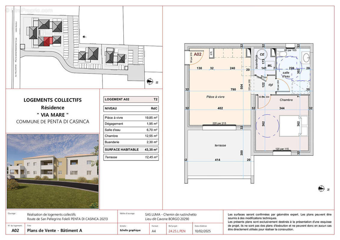 Appartement à PENTA-DI-CASINCA