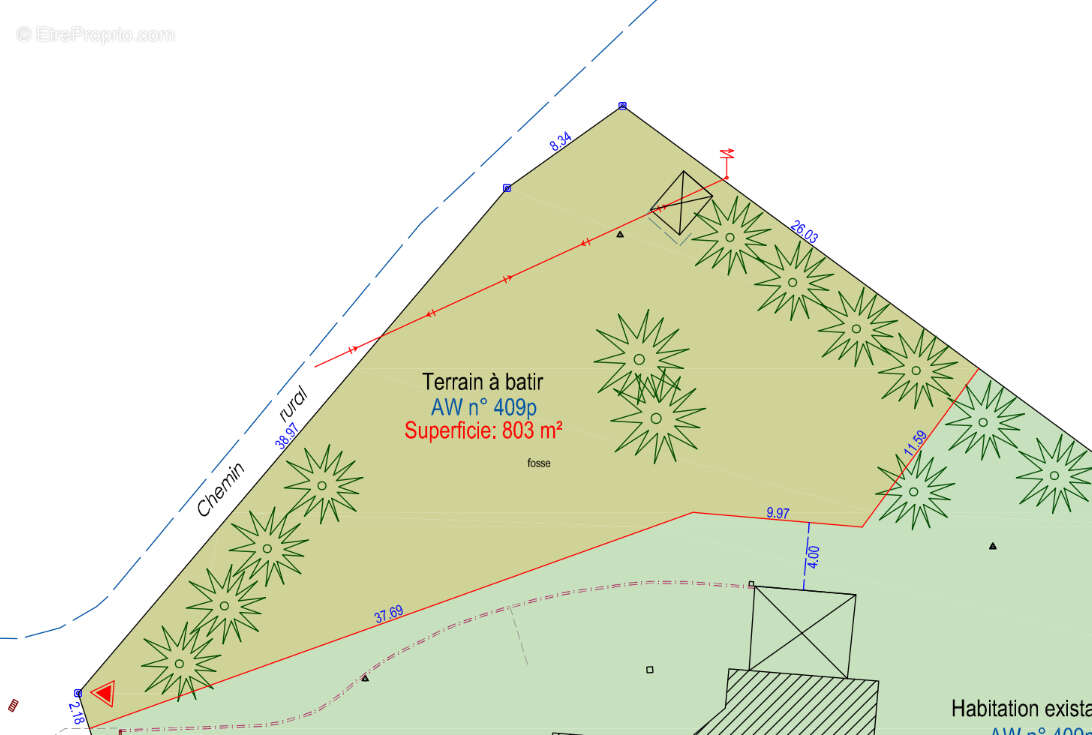 Terrain à GETIGNE