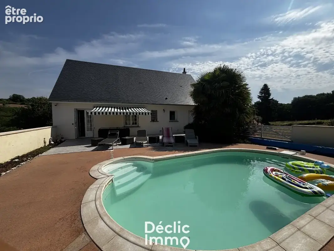 Maison individuelle avec piscine et 7 000 m² de terrain  Candes-Saint-Martin (37500) - photo 2