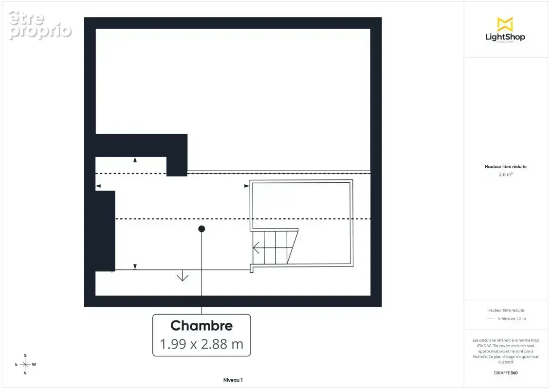 Studio avec mezzanine - Entièrement rénové - Cours de Vincennes - photo 10