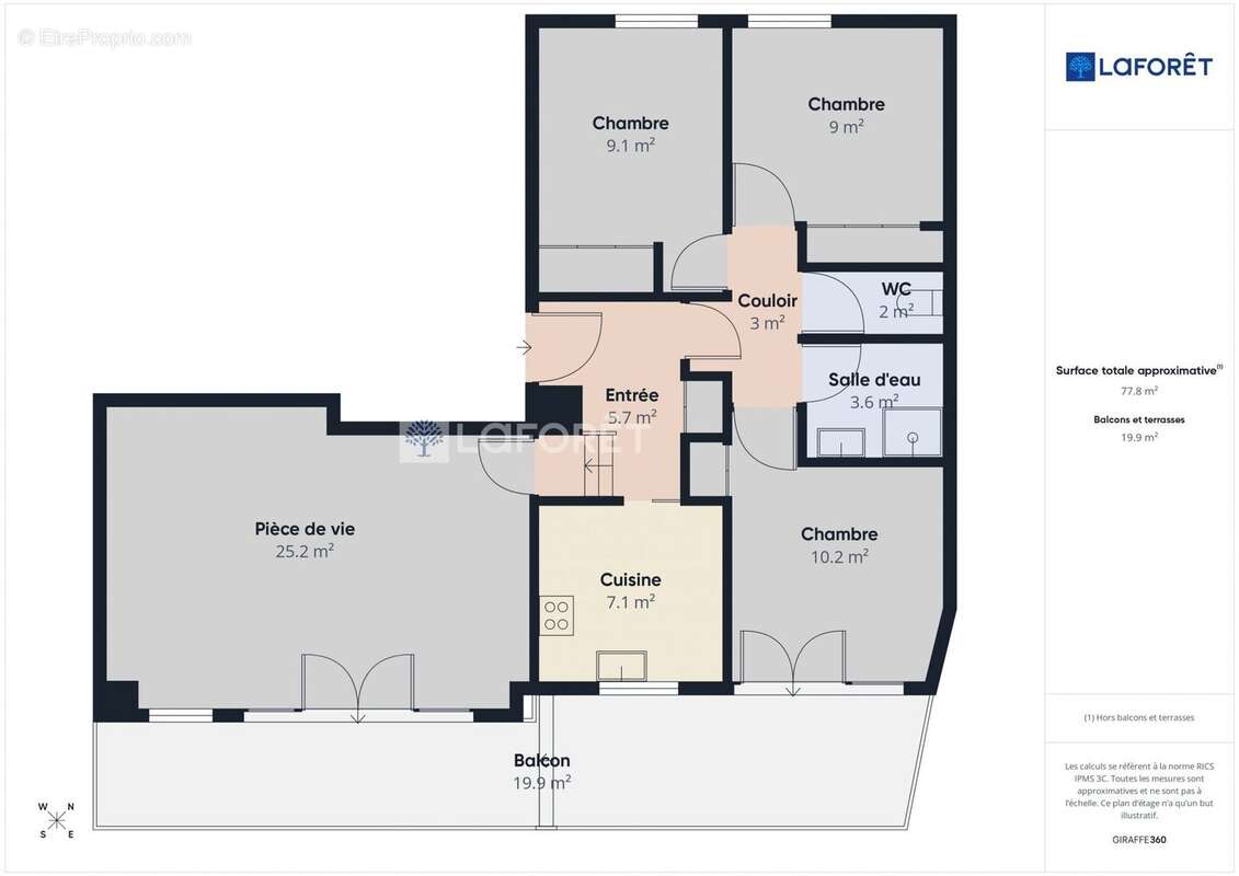 Appartement à QUIMPER