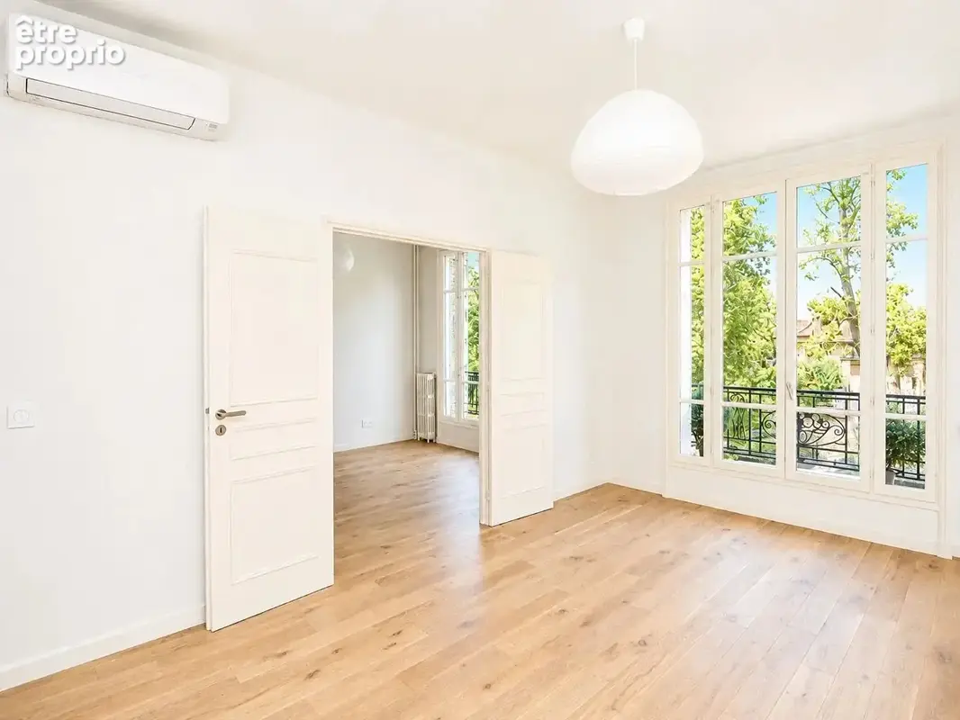 Le vesinet centre - 5 mn rer - appartement 82 m²  climatise - 2 chambres - cave - photo 3