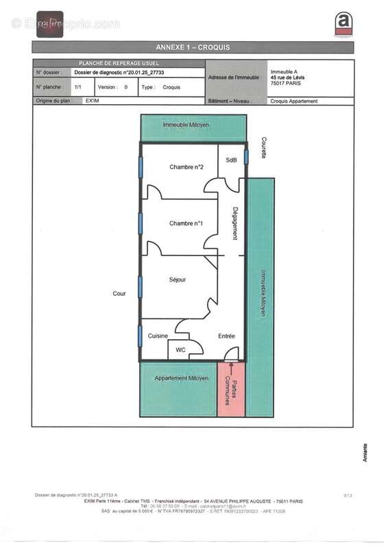 Appartement à PARIS-17E