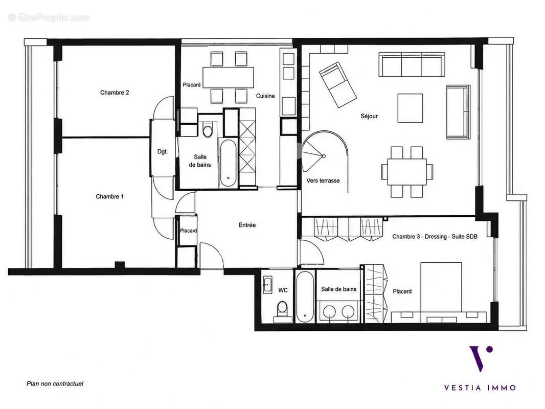Appartement à NEUILLY-SUR-SEINE