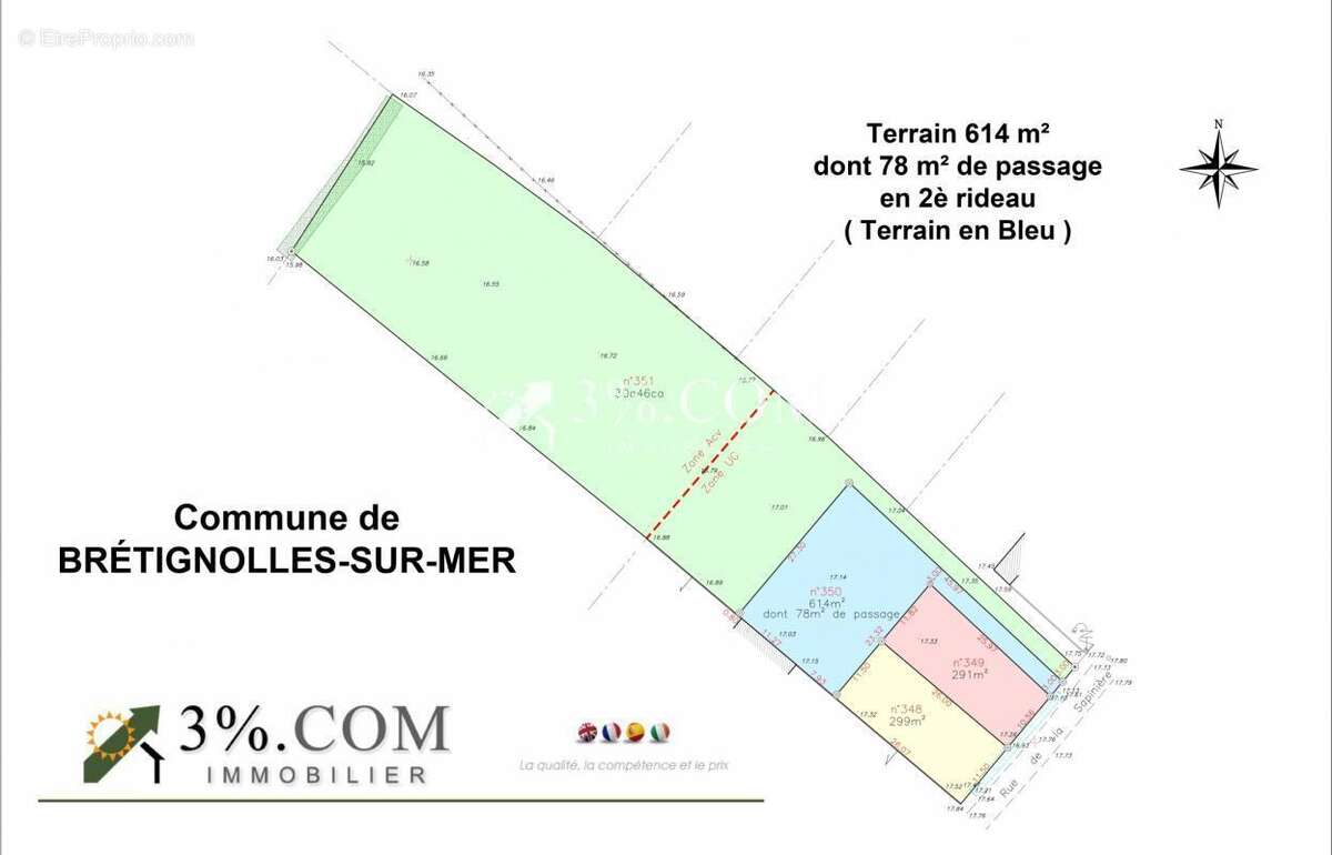 Terrain à BRETIGNOLLES-SUR-MER