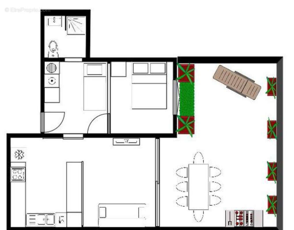 Appartement à MUDAISON