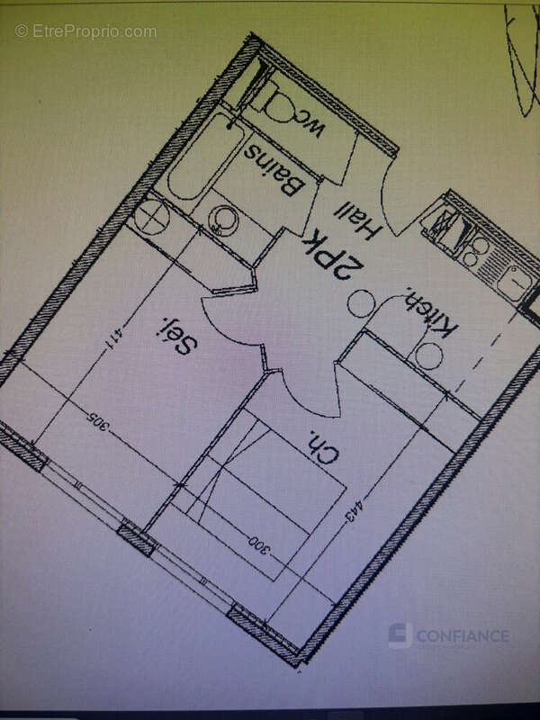 Appartement 39 m² à Valence  - photo 2