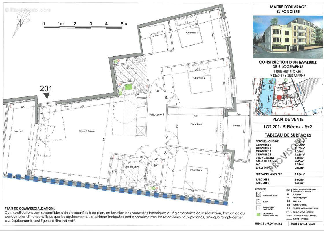 Appartement à BRY-SUR-MARNE