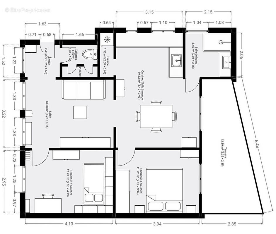 Appartement à PARIS-9E