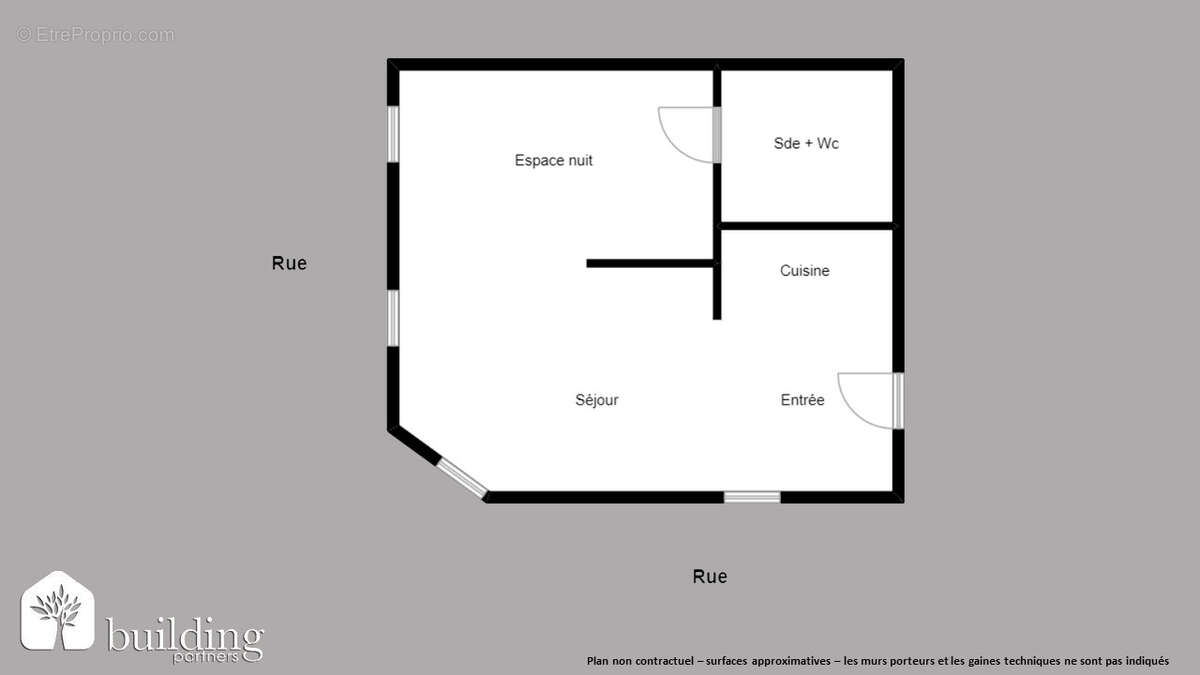 Batignolles Cardinet Paris 17ème - Appartement 2 pièces 28,04 m² - photo 2