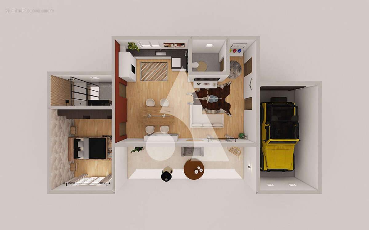 Villelaure  Maison T5 98,75m2 avec terrasse, jardin et garage - photo 7
