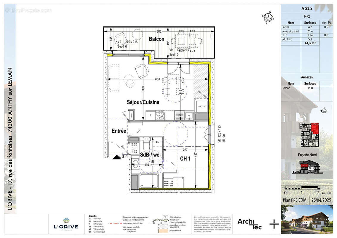 Appartement à ANTHY-SUR-LEMAN