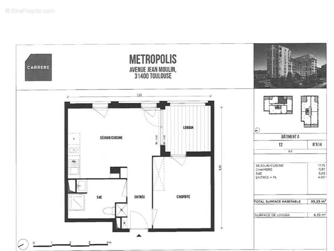 Appartement à TOULOUSE