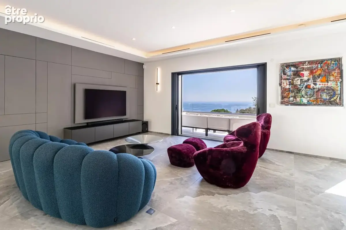 Èze – Villa contemporaine rénovée avec vue mer - photo 7
