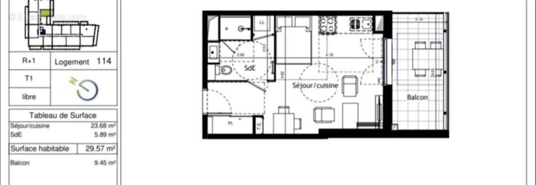 Appartement à VALRAS-PLAGE