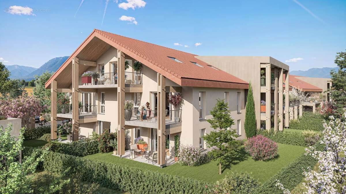 Chapareillan- appartement t2 de 43,5 m² avec jardin - photo 2
