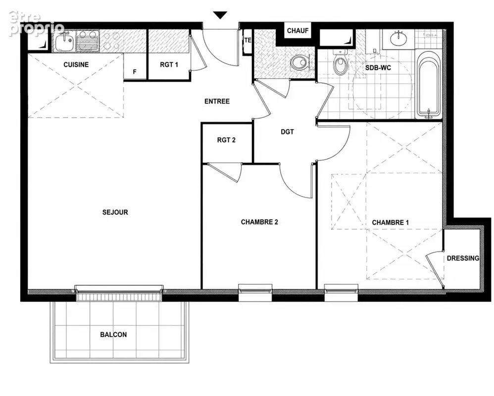 Appartement 3P avec place de parking en sous-sol - photo 16