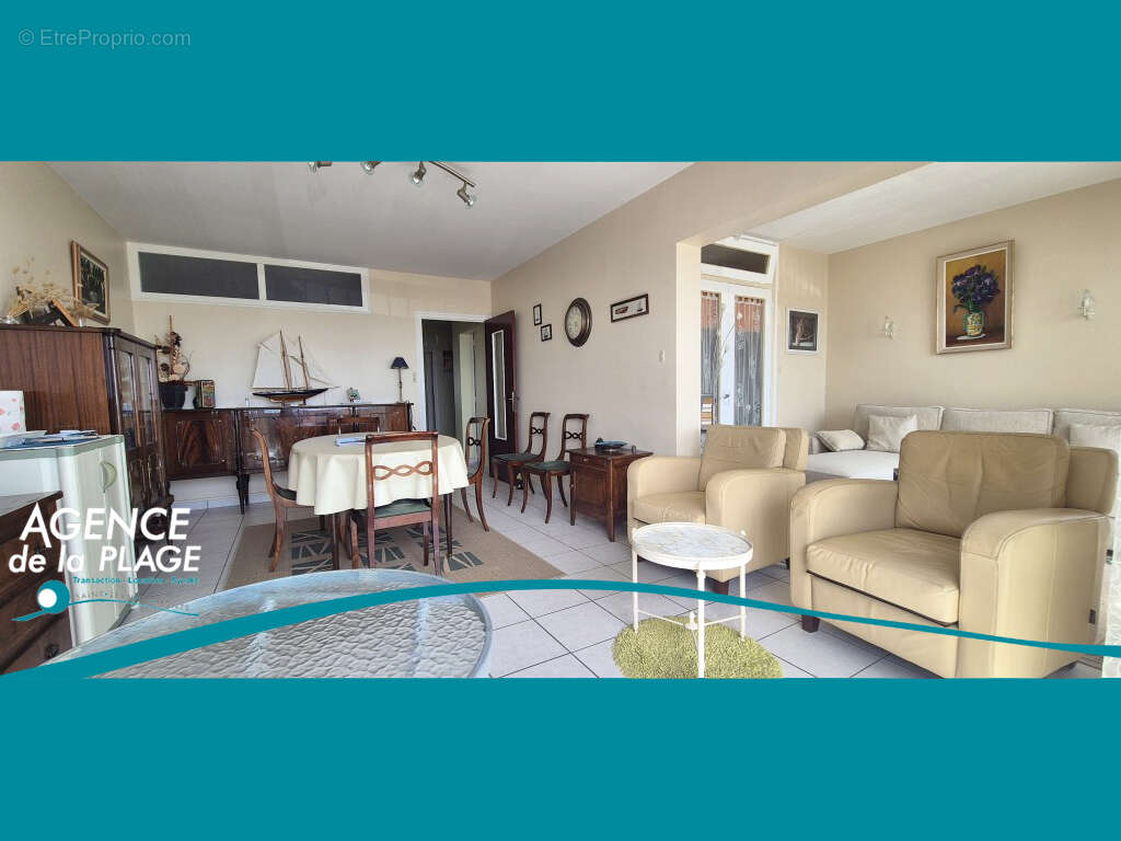Appartement 2 chambres + alcôve FACE MER à vendre à SAINT JEAN DE MONTS - photo 2