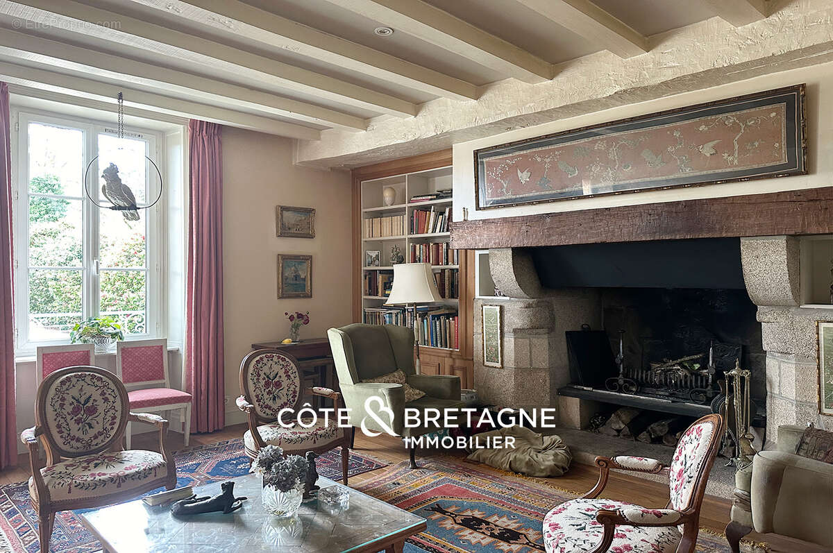 Magnifique manoir de 1870 idéalement situé à guidel dans le morbihan  réf : 2025107 - photo 5