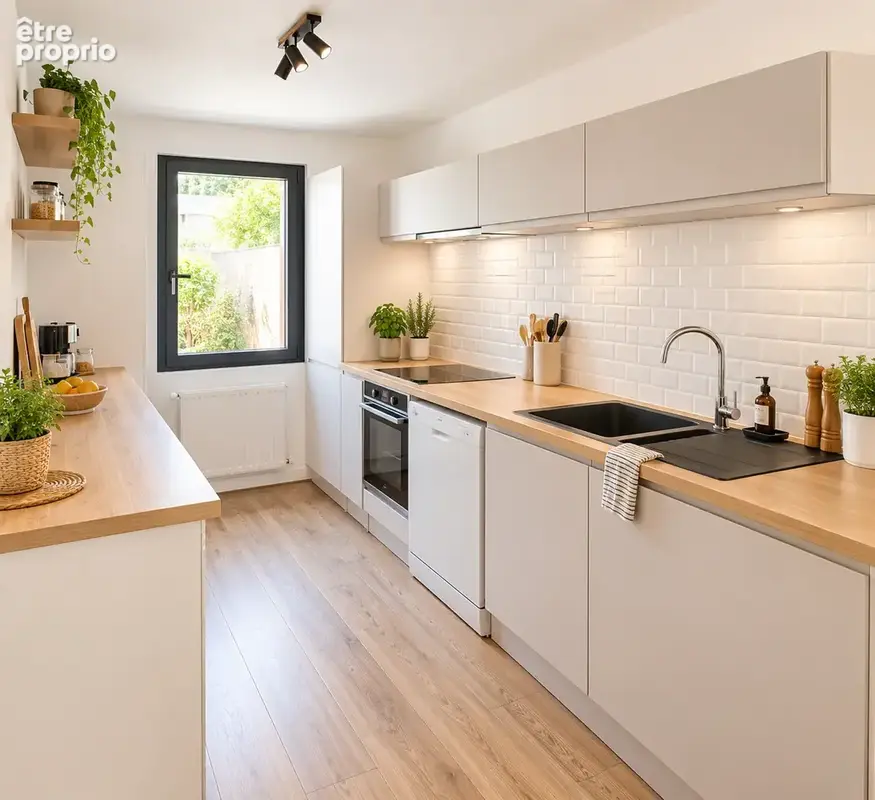 Le BOUSCAT - Proche Centre - Petite Copro - Maison T3 en duplex (65m2) avec Terrasse - Jardin et 2 places de p - photo 4