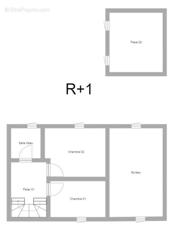 St Lunaire maison en pierre. Potentiel de 177m² sur jardin de 780m². 4 chambres et un bureau + annexe+ appentis - photo 19