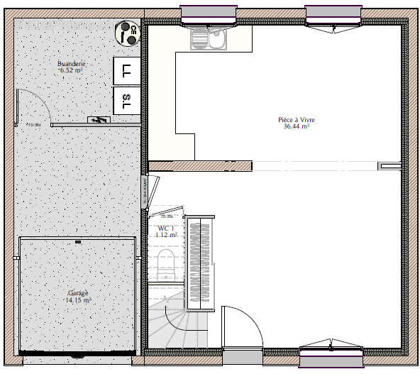 Maison étage 93 m2 habitable - photo 5