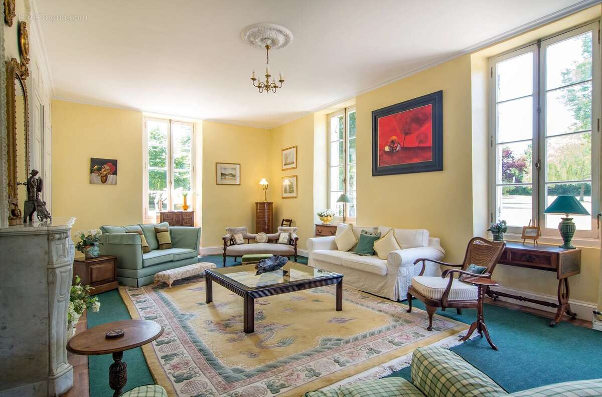 Château à 10 minutes de Bergerac avec maison d'amis et de gardien, piscine, tennis et dépendances - photo 4