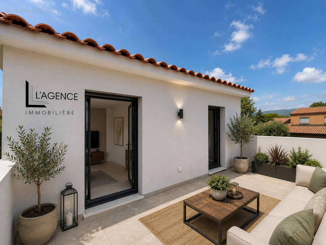 Allauch villa t4 + piscine + garage - photo 6