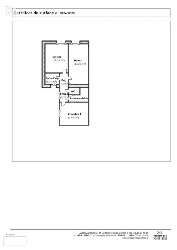 AIZENAY, centre-ville, ensemble de 2 logements sur 615 m2 de terrain - photo 14