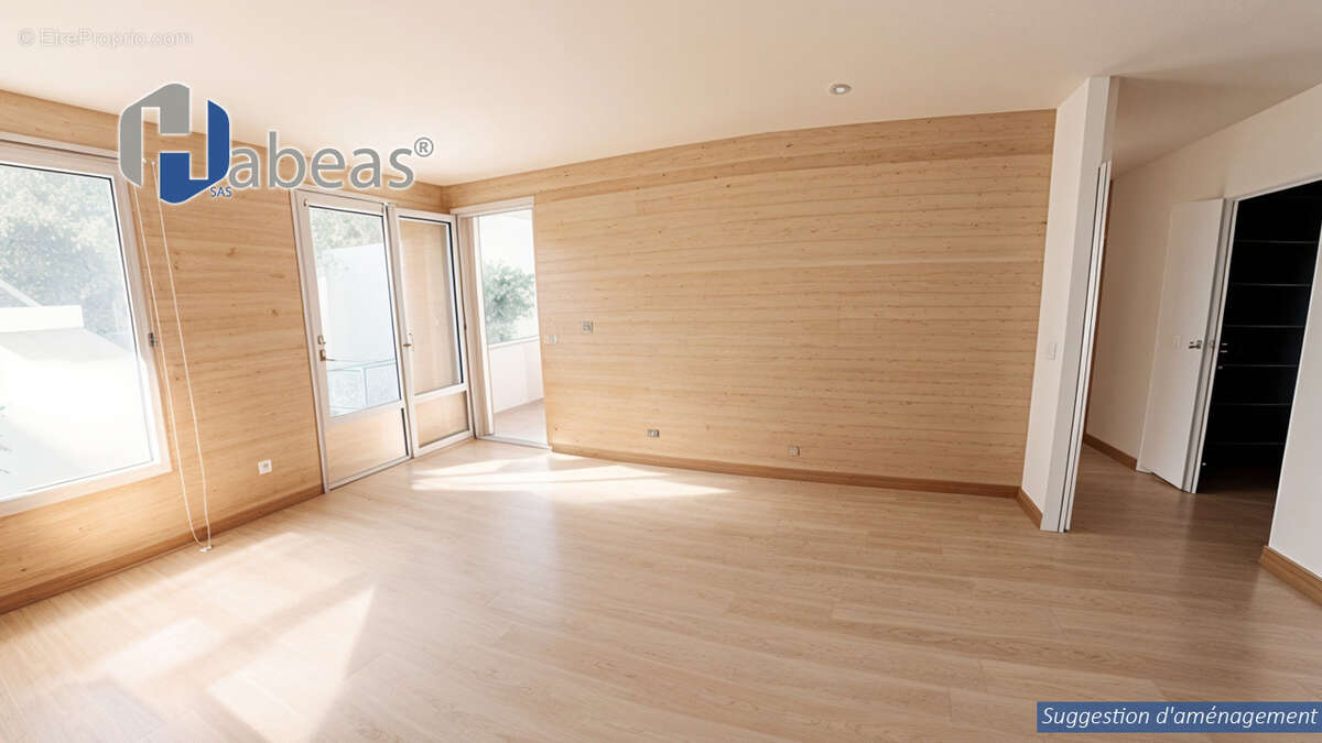 T4 Duplex de 95,42m² avec balcon de 11,87m² - photo 4