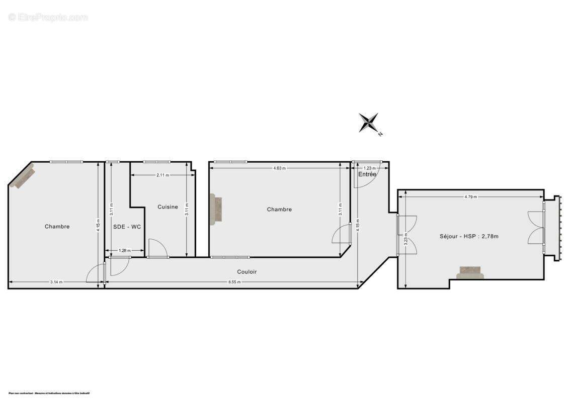 Appartement à CLICHY