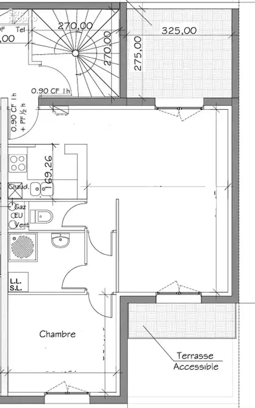 Savigny-sur-Orge - 2 pièces de 47 m2 avec TERRASSE, 2 parkings - Vendu loué ! - photo 3