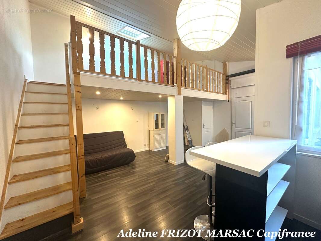 Appartement type maisonnette 54m2- terrasse - 1 chambre - mezzanine - buanderie - cave - photo 4