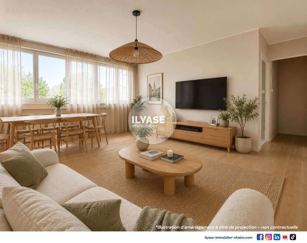 Appartement T3  2 CH  67m2 - photo 5