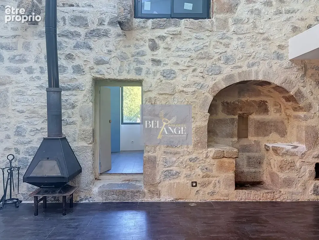 Laurac-en-vivarais   maison de caractère en pierre   154 m2   terrain   fort potentiel - photo 7