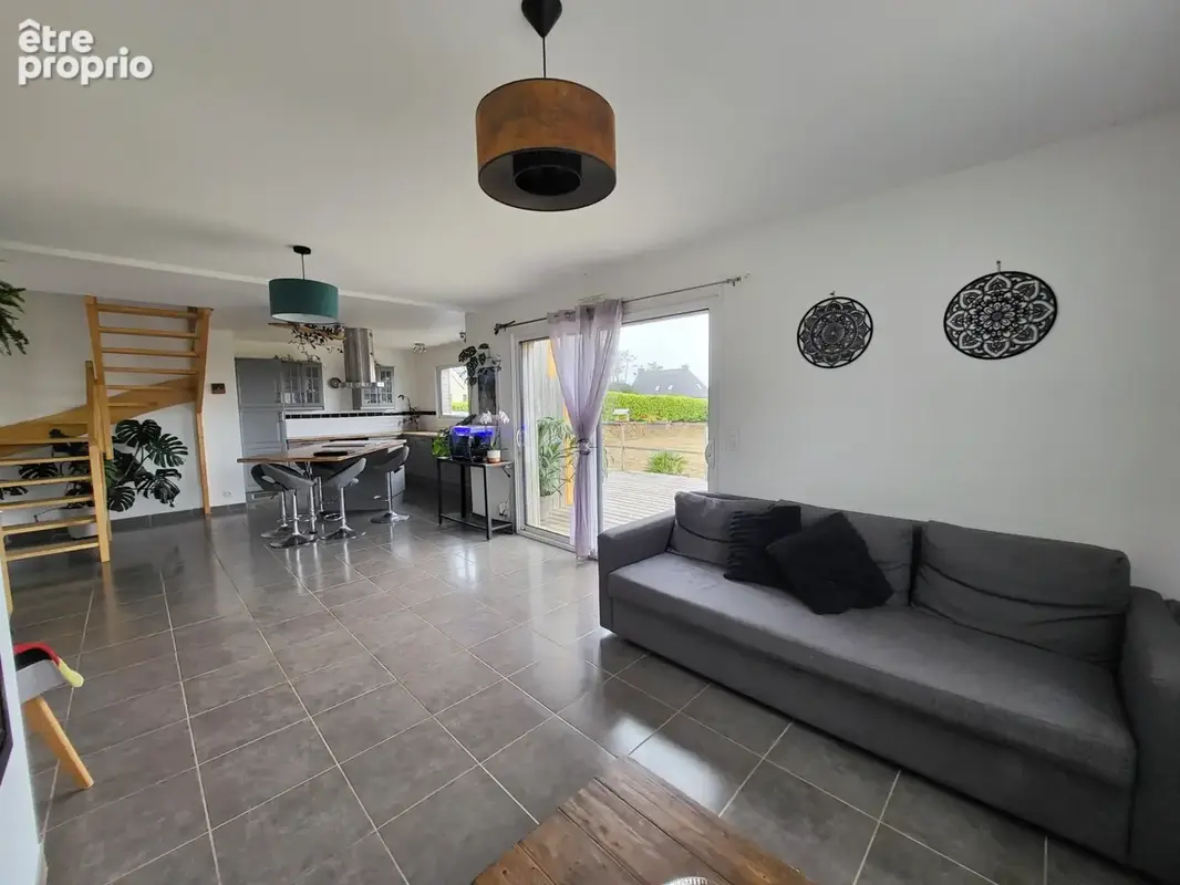 Maison contemporaine VUE MER ossature bois  PLAIN-PIED à vendre 6 pièces TELGRUC SUR MER (29) - photo 11
