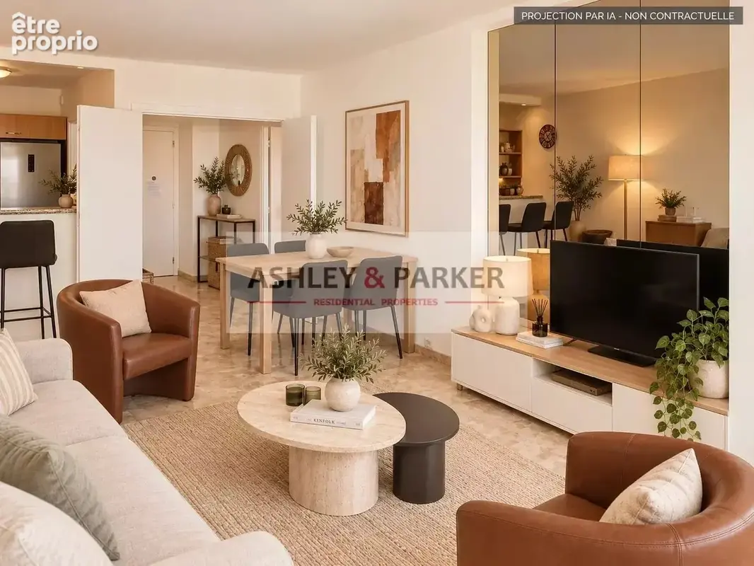 Ciel de Fabron – Nice Ouest – 2 pièces de 50 m² avec vue mer imprenable - photo 3