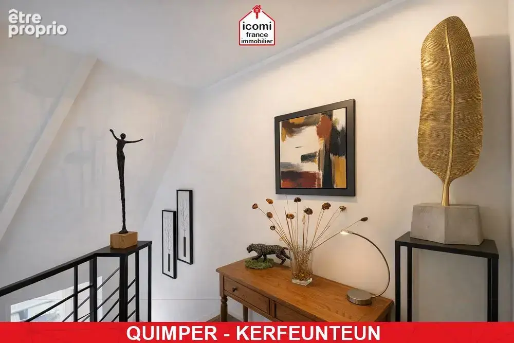 Finistere - quimper (29000) - a vendre - appartement duplex t4 - superbe piece de vie - 3 chambres - - photo 9