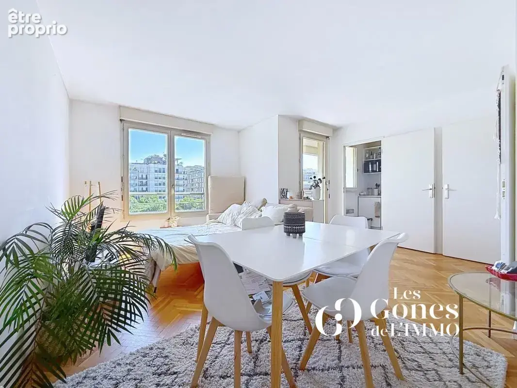 T1 31,90 m2   balcon   vue exceptionnelle sur jardin   cave - photo 8