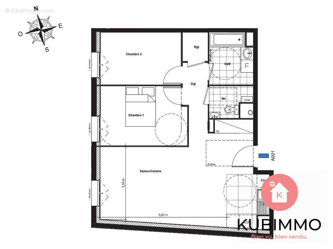 Appartement à CHANTELOUP-EN-BRIE