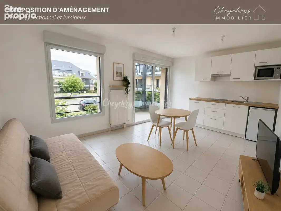 Studio avec balcon, ascenseur et place de parking - photo 2