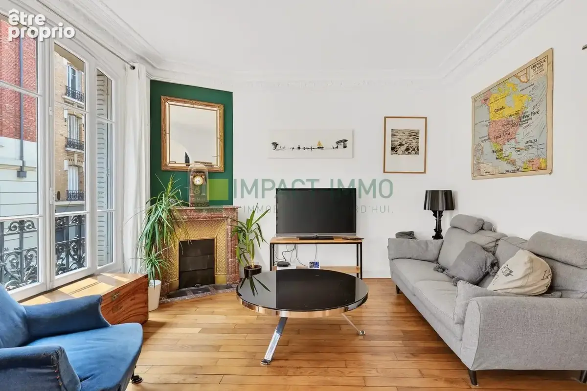 Clichy centre - 3 pieces - bel ancien - photo 4