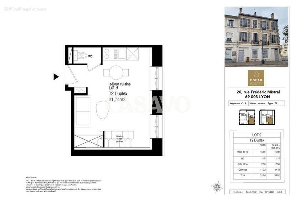 Appartement à LYON-3E