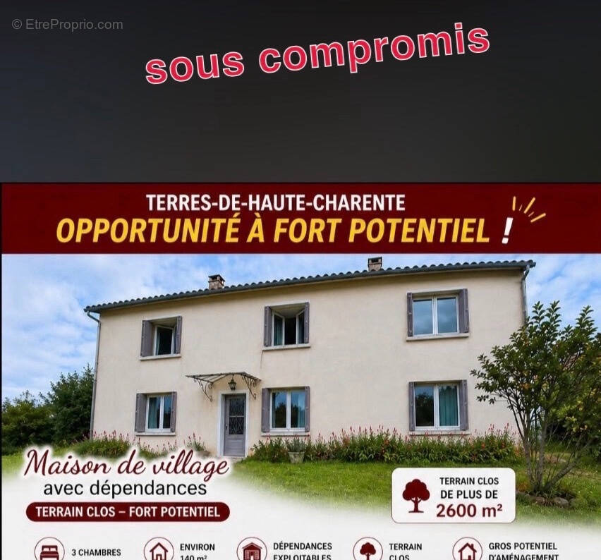 Maison à ROUMAZIERES-LOUBERT